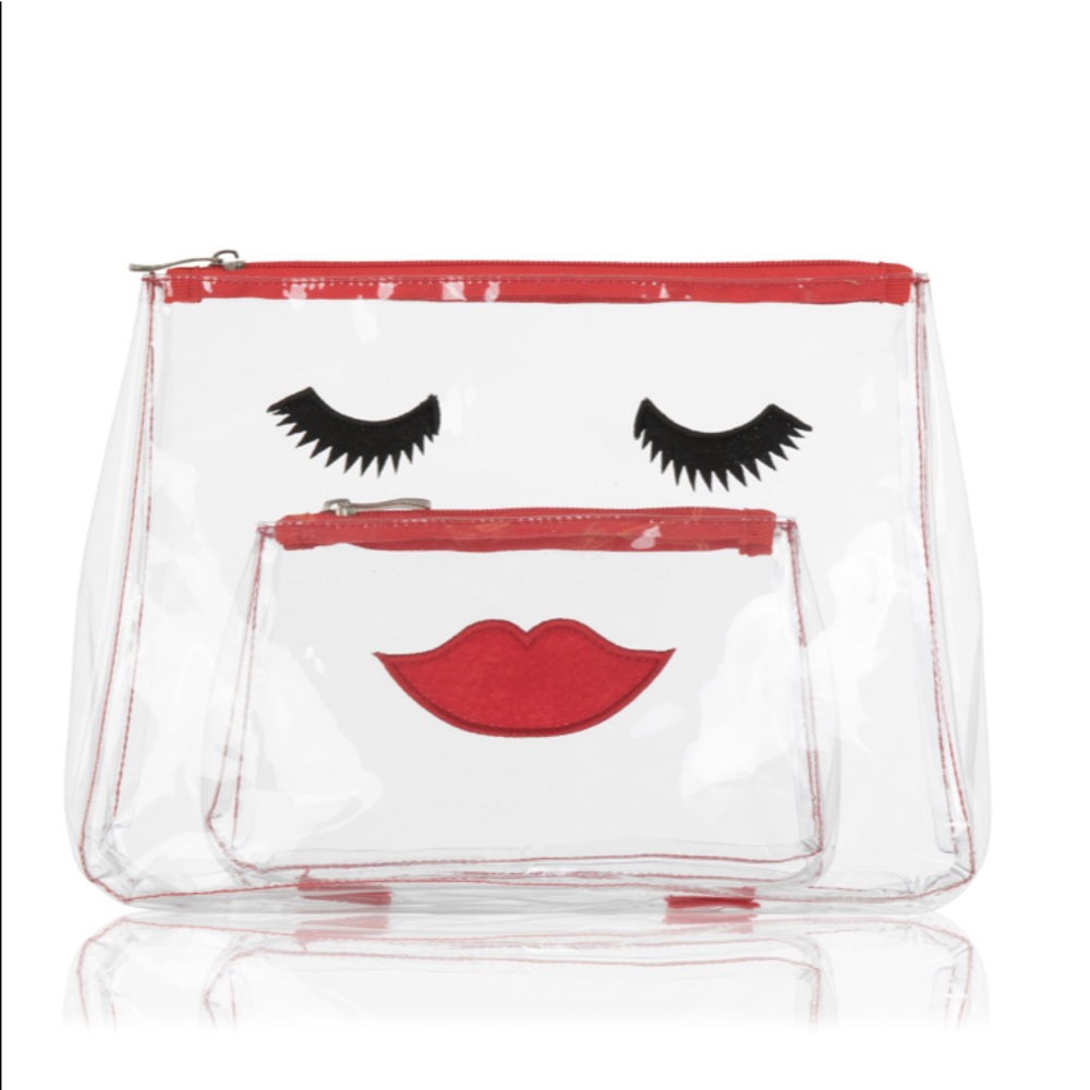 Emma Lomax London Lips & Lashes Double Makeup Bag